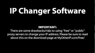 IP Changer Software Free [upl. by Ahsei561]