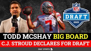 Todd McShay’s 2023 NFL Draft Big Board Top 32 Prospect Rankings After CJ Stroud Declares [upl. by Siobhan720]