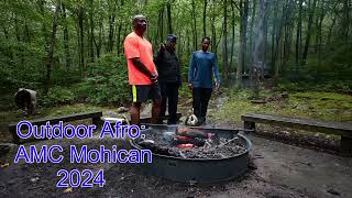 Outdoor Afro camping at AMC Mohican 2024 [upl. by Yeliac]