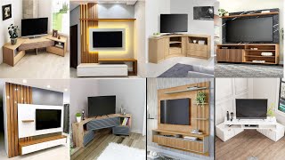 Corner TV unit design 2025 Tv unit for living room 2025 Modern Tv showcase designs Home Decor ideas [upl. by Tarfe]