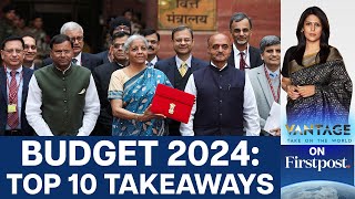 What are the Top Ten Highlights of Indias Interim Budget 2024  Vantage with Palki Sharma [upl. by Nedi227]