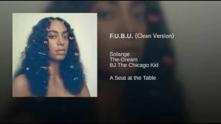 Solange  FUBU ft The Dream amp BJ The Chicago Kid Clean Version [upl. by Nnylahs882]