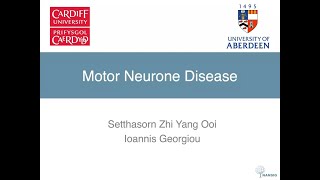 Motor Neurone Disease [upl. by Eleynad]