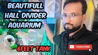 Hall Divider Aquarium unique ideas for fish tank aquarium fishtank [upl. by Akili713]