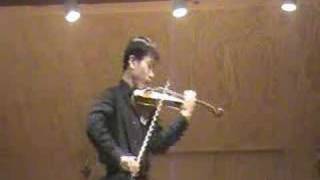 Violinist HaoMing Xie performs Paganini Caprice 24 [upl. by Ttegirb]