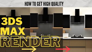 How to improve 3ds max render quality on low end Pc [upl. by Gene]