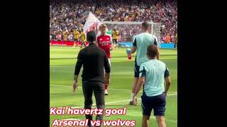 Kai havertz goal Arsenal vs wolves 10 [upl. by Cressy]