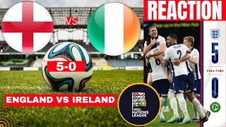 England vs Ireland 50 Live Nations League Football Match Score Commentary Highlights Lions Vivo [upl. by Alastair]