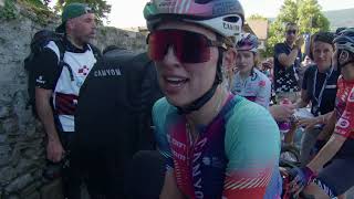 Katarzyna Niewiadoma  Interview at the finish  Stage 4  Tour de Suisse Women 2024 [upl. by Aivek]