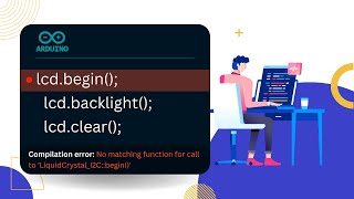 LCDbegin error  No matching function for call to LiquidCrystalI2Cbegin [upl. by Livesay]