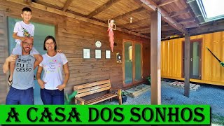 MINI CASA de MADEIRA BAIXO CUSTO Passo a Passo Full Vídeo Completo [upl. by Ahron]