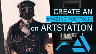 How to create a Portfolio Artstation [upl. by Namron]