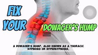 Fix Your dowager’s hump  Poor Posture  Desk job  ​⁠PhysiofitByDrMajid [upl. by Tterab595]