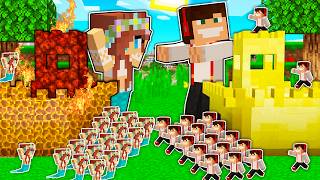 ZAMEK GPLAY VS ZAMEK LUMI WALKA O ZWYCIĘSTWO W MINECRAFT GPLAY amp LUMI [upl. by Aon]