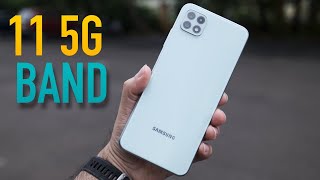 Samsung Galaxy A22 5G Review  5G guarantee with 11 bands [upl. by Chan]