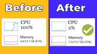 How To Fix High RAMMemoryCPUDISK Usage on Windows 1110 [upl. by Adnarb516]