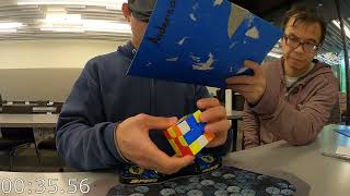 126 Official 3BLD Single  6th Place at Quiet Seattle Spring 2024 [upl. by Attelocin]