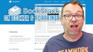 BookStack Installed on Docker and Portainer [upl. by Abernathy]