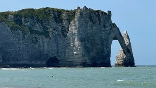 Etretat Beach Cliff and Pebbles  France [upl. by Nawak287]