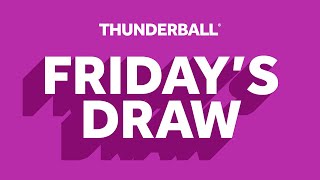 The National Lottery Thunderball draw results from Friday 23 February 2024 [upl. by Sirromad]