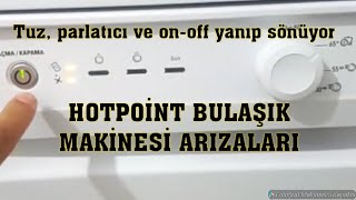 Hotpoint bulaşık makinesi arızaları Taşma şamandıra hata kodu [upl. by Kissel149]