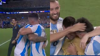 Argentina Final Winning Moment  Argentina Vs Colombia Final Highlights  LMartinez Goal 112Min [upl. by Asilahs]