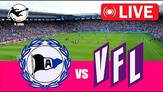 Arminia Bielefeld  VfL Osnabrück LIVE 🔴 3 Liga  20242025 [upl. by Atnohsal]