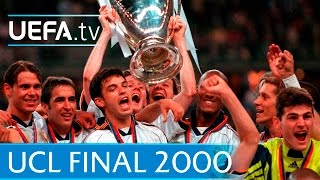 Real Madrid v Valencia  2000 UEFA Champions League final highlights [upl. by Kcire]