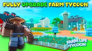 Farm Life Tycoon Fully Upgrade In Roblox  RomXd [upl. by Ladd934]