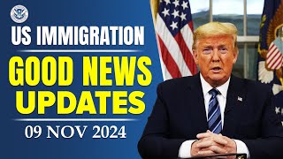 US immigration Changes  Immigration Good News Updates  09 November 2024  USCIS  Green Card [upl. by Osei]