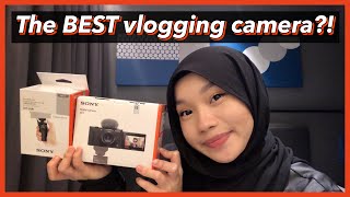 UNBOXING MY VLOGGING CAMERA l Sony ZV1 Digital Camera amp VCTSGR1 Grip Tripod [upl. by Wescott]