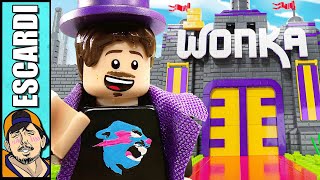 Construi la Fabrica de Chocolate de Willy Wonka Lego MrBeast  Fandub Español [upl. by Enahpets]