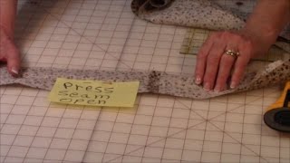 Straight Grain Quilt Binding  The Sewing Room Channel [upl. by Mirella]