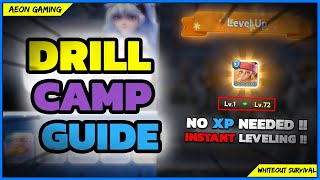 💪Max Level Cheat Everything You Need to Know About Drill Camp in Whiteout Survival  Quick Tips [upl. by Kalb]