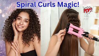 Unlocking the Magic of Spiral Curls Natural vs Styled [upl. by Ttehc752]