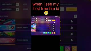 I lost my first free fire id 🥹 foryou freefire trending shorts viralshorts youtubeshorts [upl. by Tacklind]