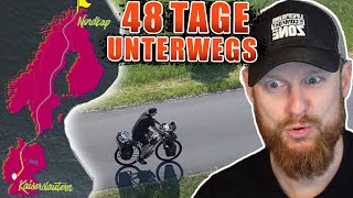 In 48 TAGEN mit dem FAHRRAD bis zum Nordcap  Teil 1  Fritz Meinecke reagiert auf Roofless Cat [upl. by Niamert]