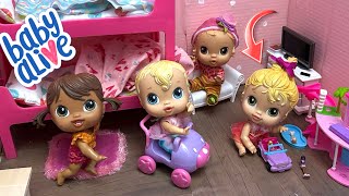 NEW Baby alive crib life dolls Morning routine ☀️ [upl. by Hosfmann]