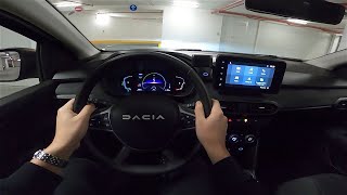 2023 Dacia JOGGER Hybrid 16 140 HP NIGHT POV Test drive CARiNIK [upl. by Mayram]