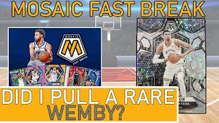 2023 Panini Mosaic Basketball Fastbreak  Keeping up with all the other Victor Wembanyama Pulls [upl. by Lyndell]