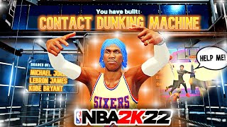 NEW SLASHER Build gets CONTACT DUNKS EVERYTIME on NBA 2K22 99 Dunk Speed amp Steal Best Slasher Build [upl. by Krein]