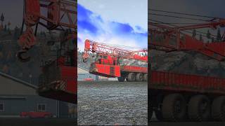 Crane Operating  Snowrunner gameplay shortvideo shorts [upl. by Clovis]