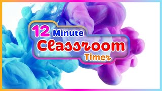 12 Minute Classroom Timer With Relaxing Music [upl. by Ramey]