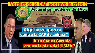 CAFLekjaa  FAF en combat contre linjustice 1re réponse du TAS Garrido creuse la plaie de lUSMA [upl. by Odawa]