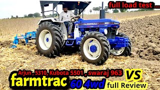 farmtrac 60 4wd  powermaxx full review  Village engineer view [upl. by Ihtraa]