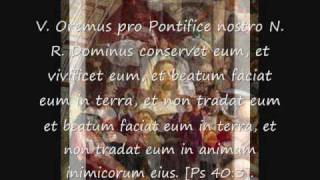 Oratio Pro Summo Pontifice [upl. by Ilse764]