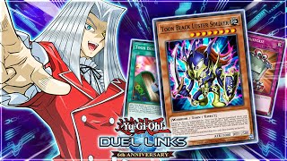 The NEW TOON DECK CRAZY Support for a Fun Gimmicky Mess of a Deck  YuGiOh Duel Links [upl. by Oivlis]