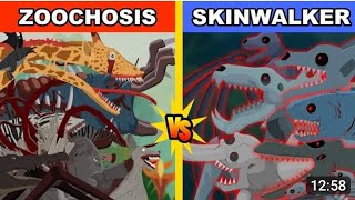 Zoochosis vs Skinwalker  Monster Animation [upl. by Weismann]