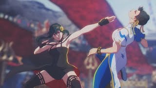 Street Fighter 6 crossover Spy x Family Code  White Yor vs ChunLi 2024 01 11 [upl. by Nashoma]