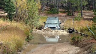 100 Series Land Cruiser Colorado Backcountry Water Crossing [upl. by Aihppa]